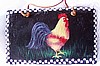 Rooster on slate